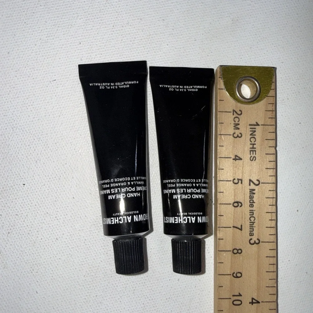 2x Grown‎ Alchemist Restorative Hand Cream Vanilla & Orange Peel 0.34 Oz Each
